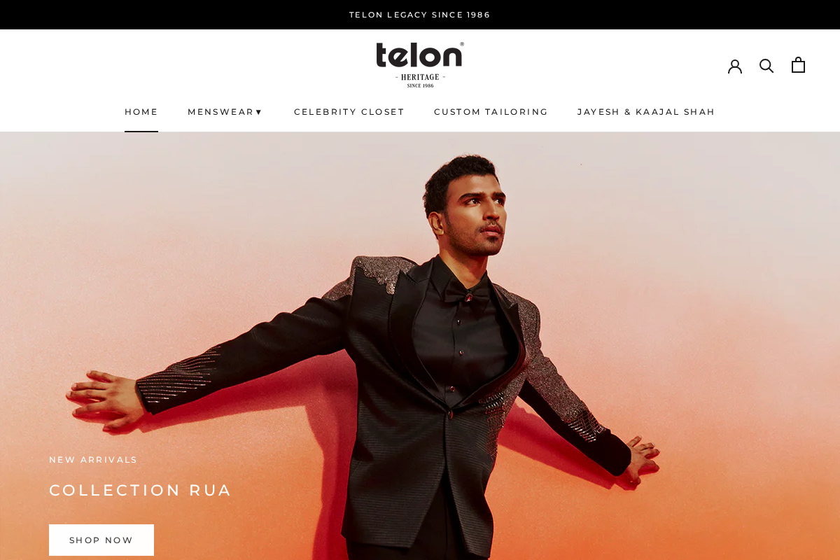 telonmen.com homepage screenshot