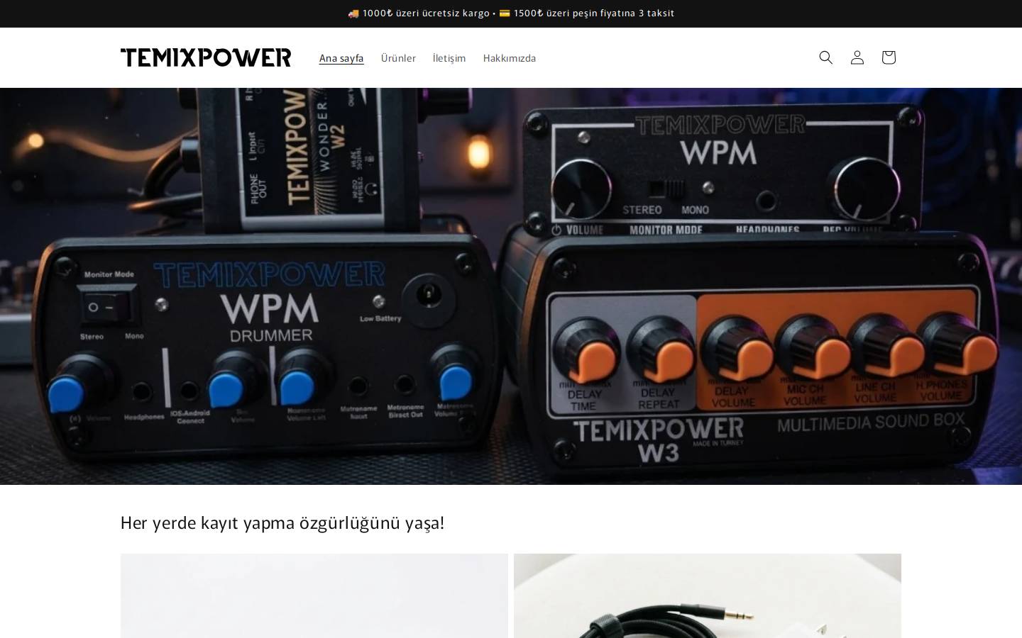 temixpower.com homepage screenshot