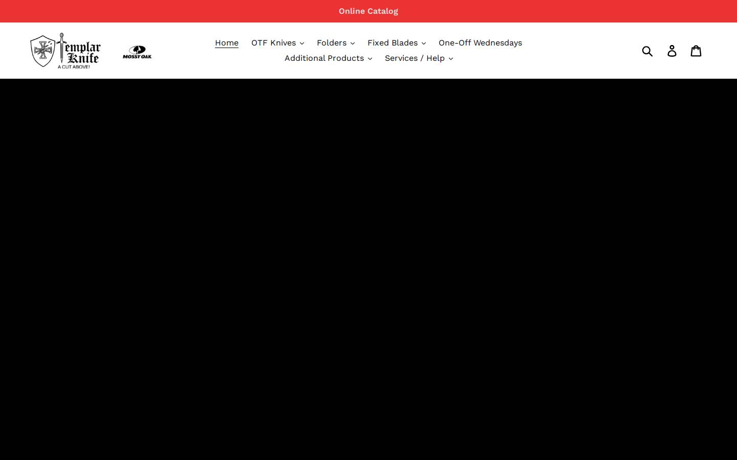 templarknife.com homepage screenshot