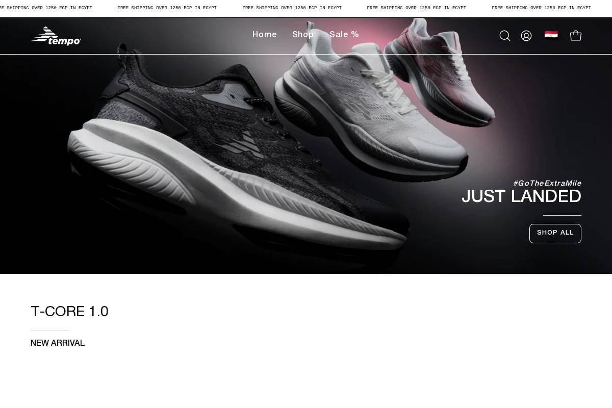 tempo-eg.com homepage screenshot