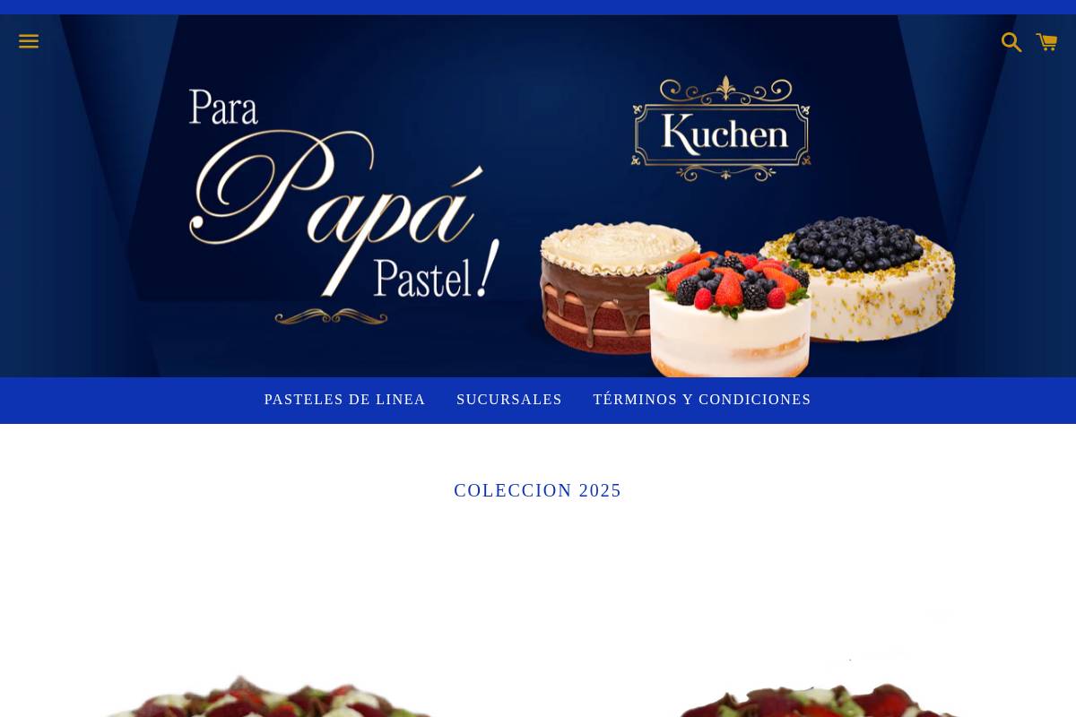 temporadaskuchen.com homepage screenshot