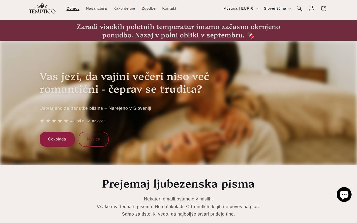 temptico.eu homepage screenshot