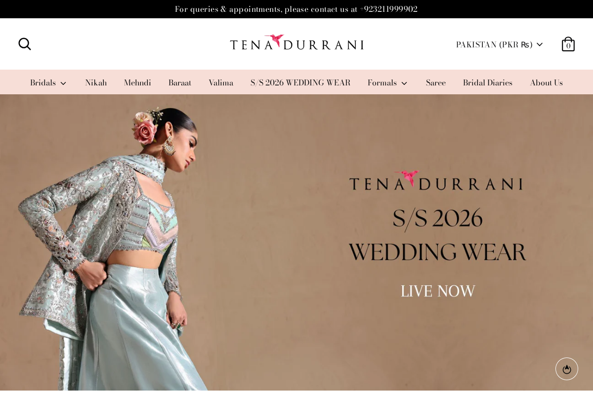 Tena Durrani homepage screenshot