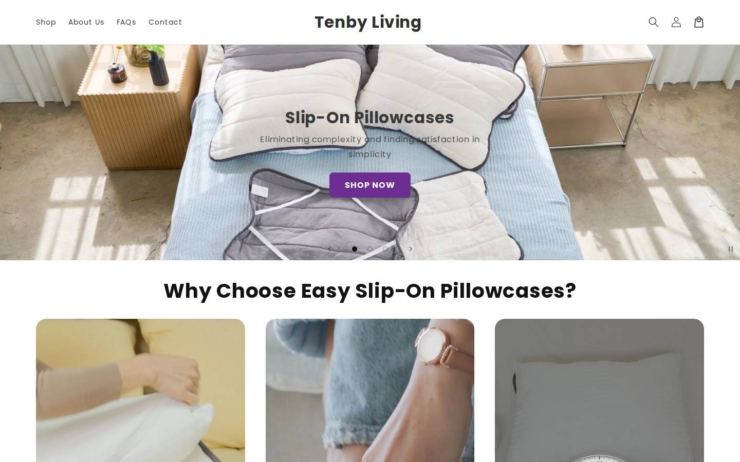 tenbyliving.com homepage screenshot