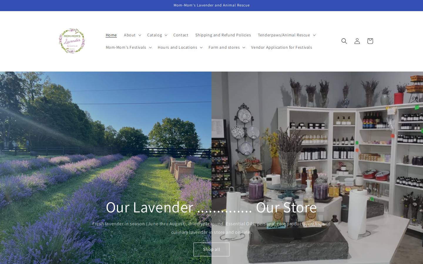 tenderpawspets.com homepage screenshot