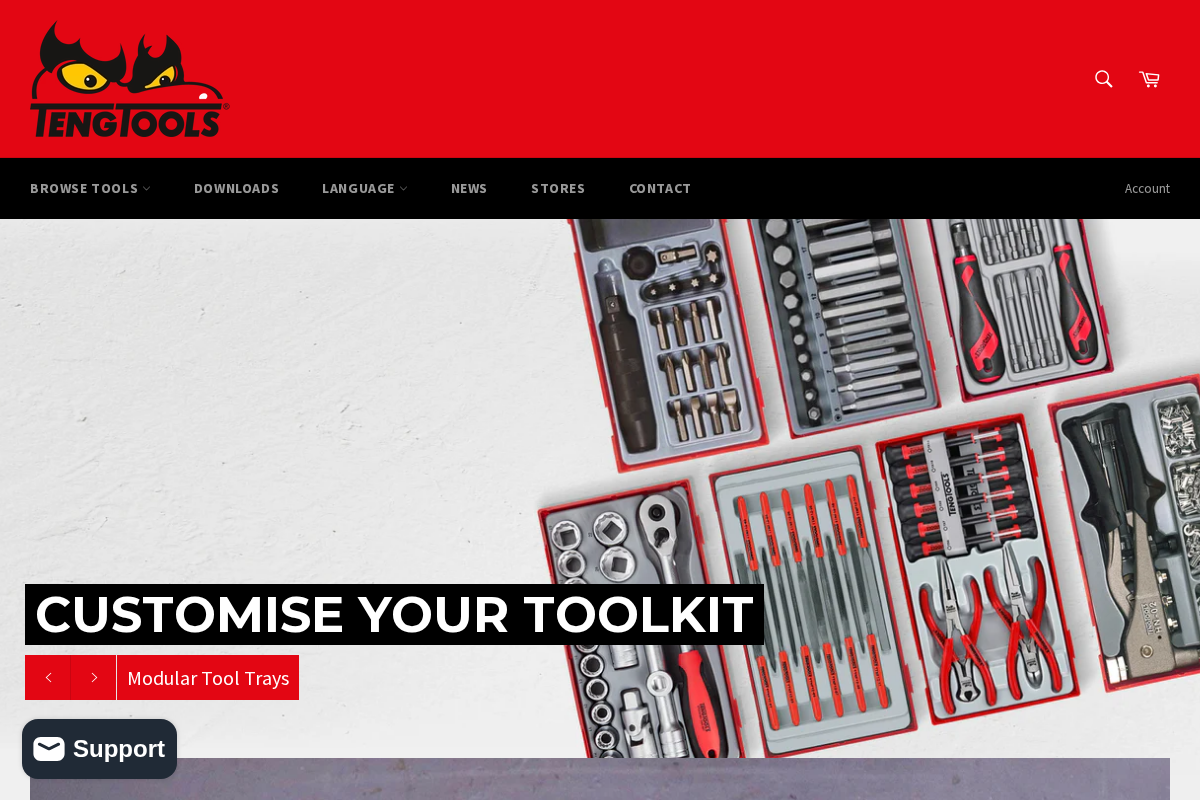 TengTools South Africa homepage screenshot