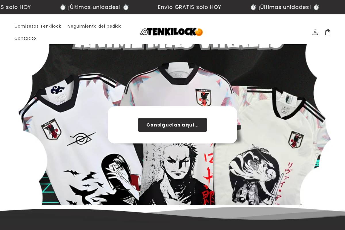 Tenkilockers homepage screenshot