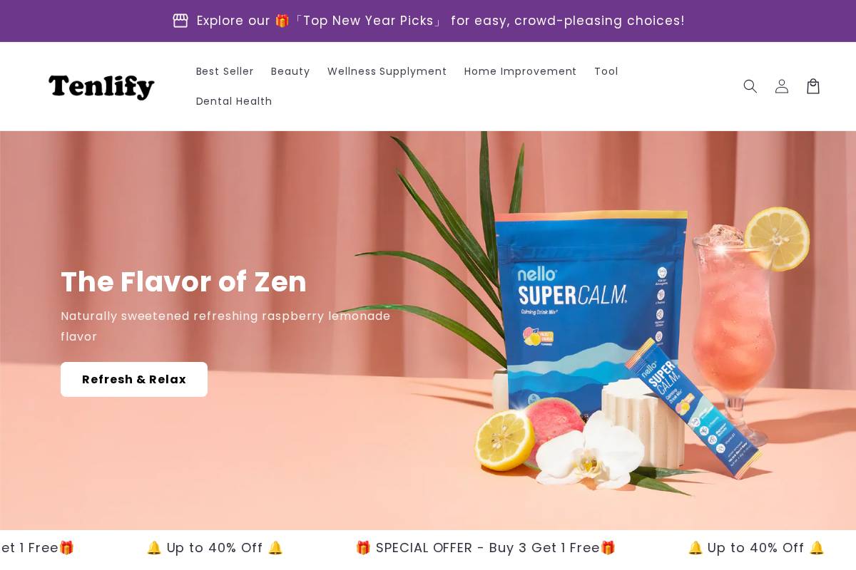 tenlifypro.com homepage screenshot
