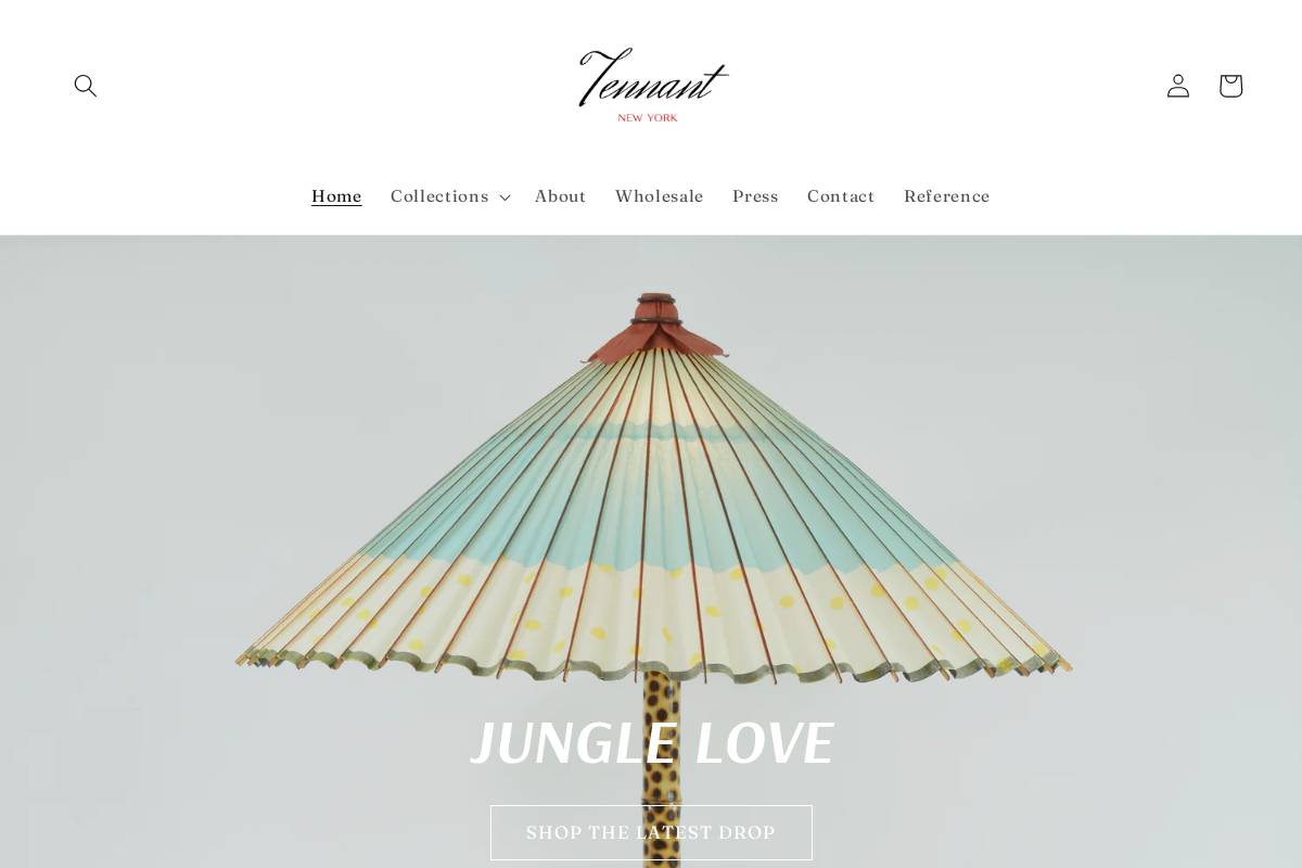 tennantnewyork.com homepage screenshot