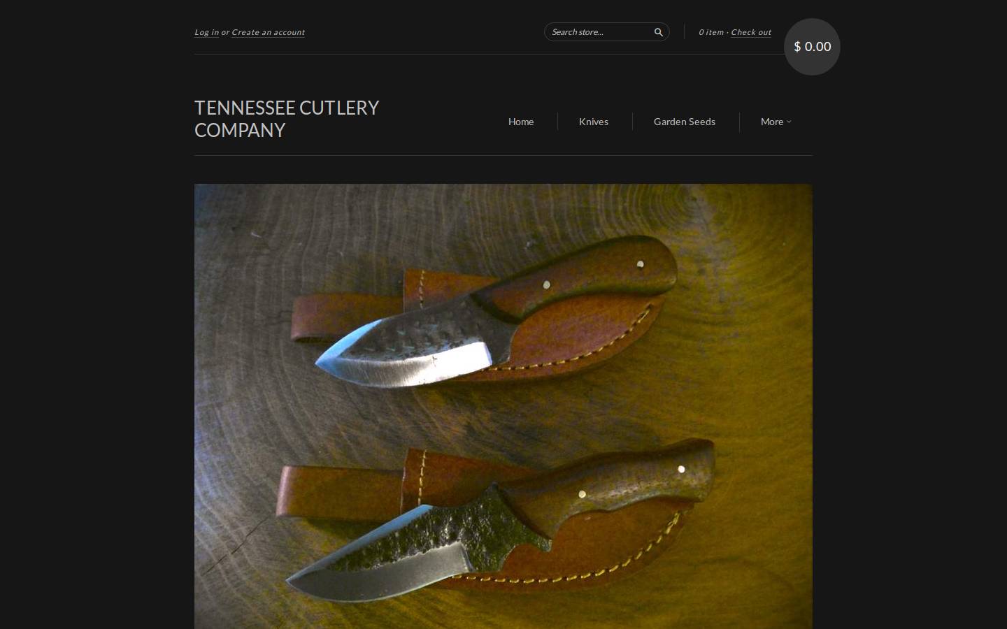 tennesseecutlerycompany.com homepage screenshot