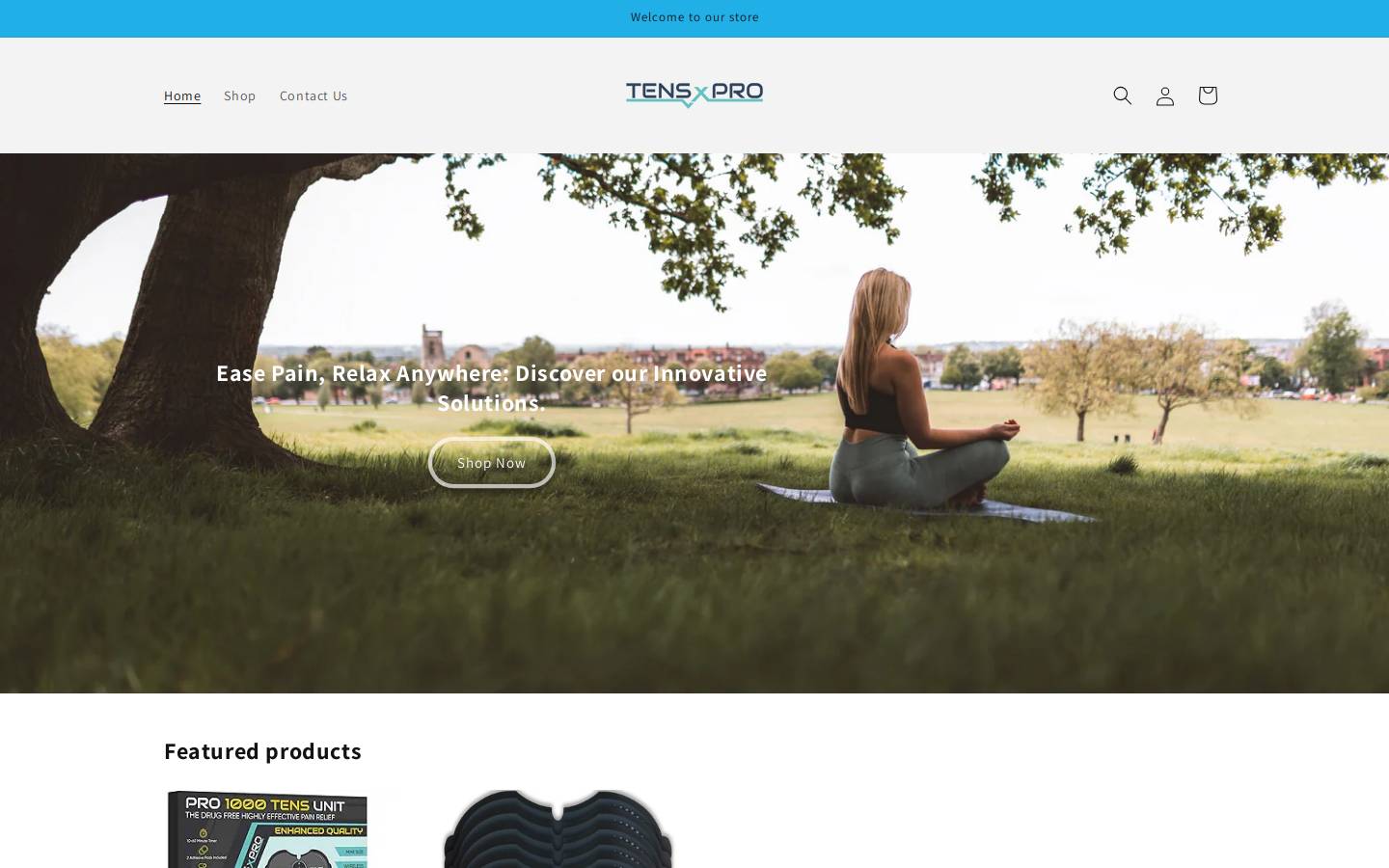 tensxpro.com homepage screenshot