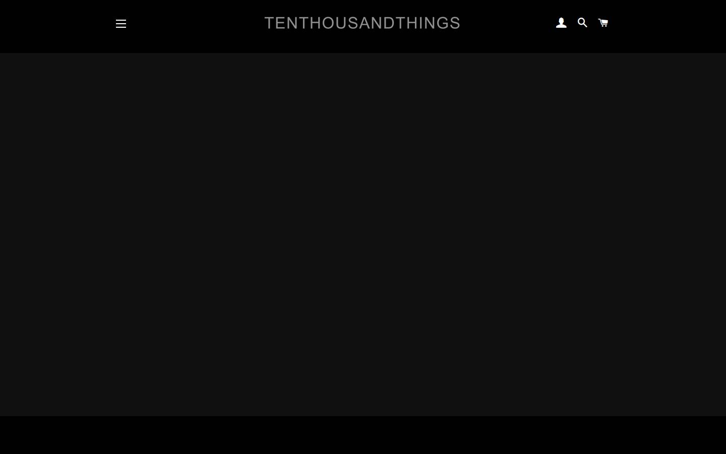 tenthousandthingsnyc.com homepage screenshot