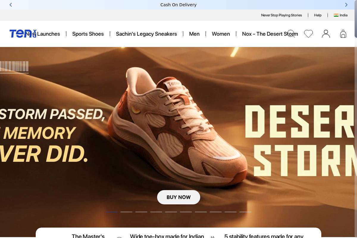 tenxyou.com homepage screenshot