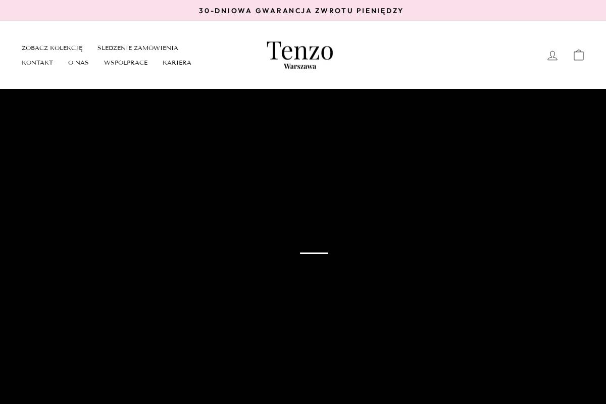 tenzo-warszawa.com homepage screenshot