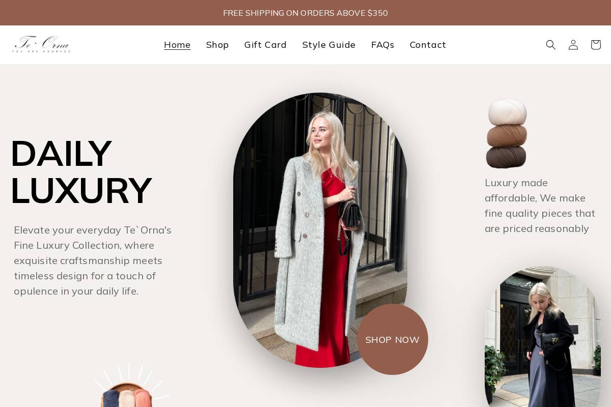 teorna.com homepage screenshot
