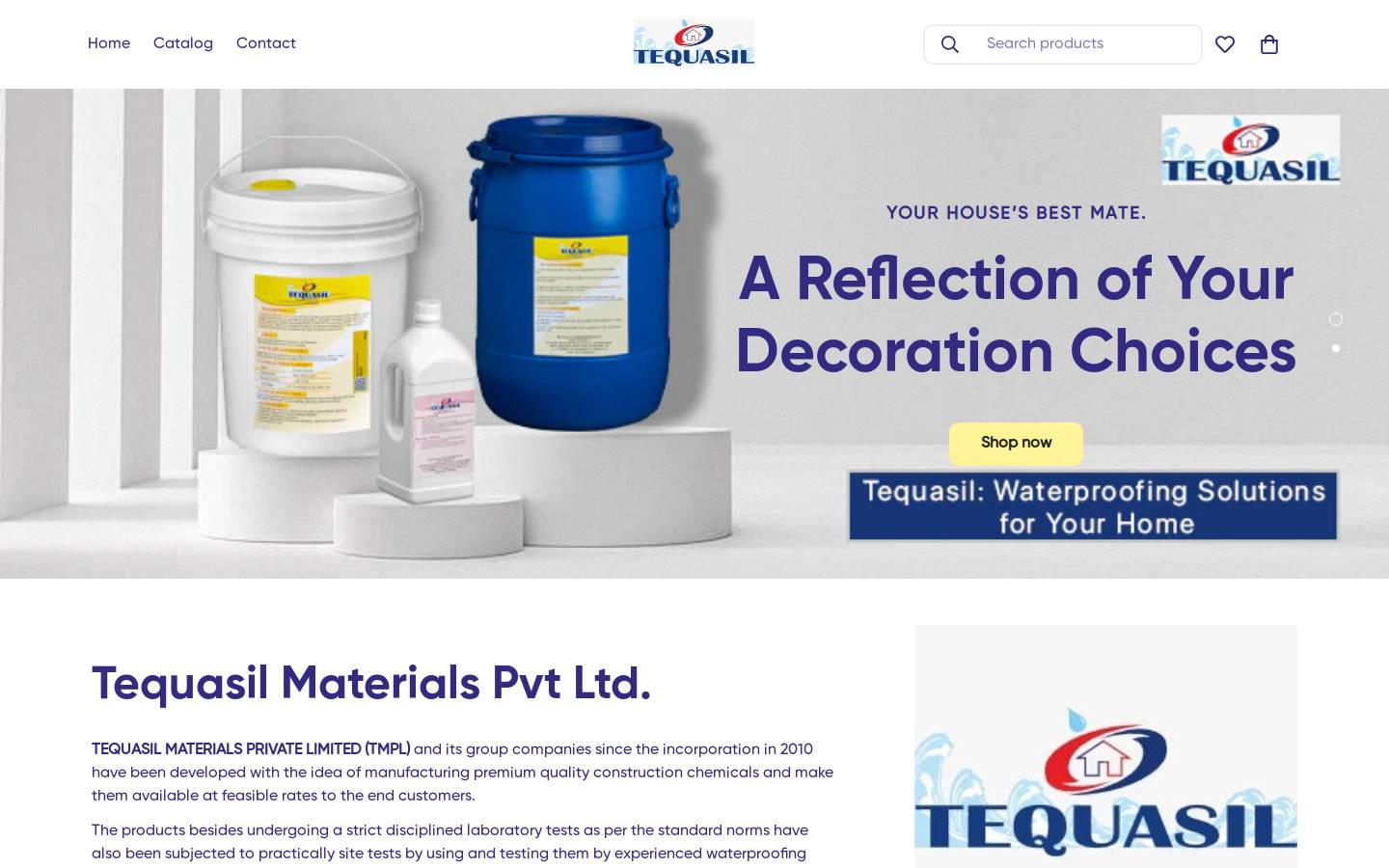tequasil.com homepage screenshot