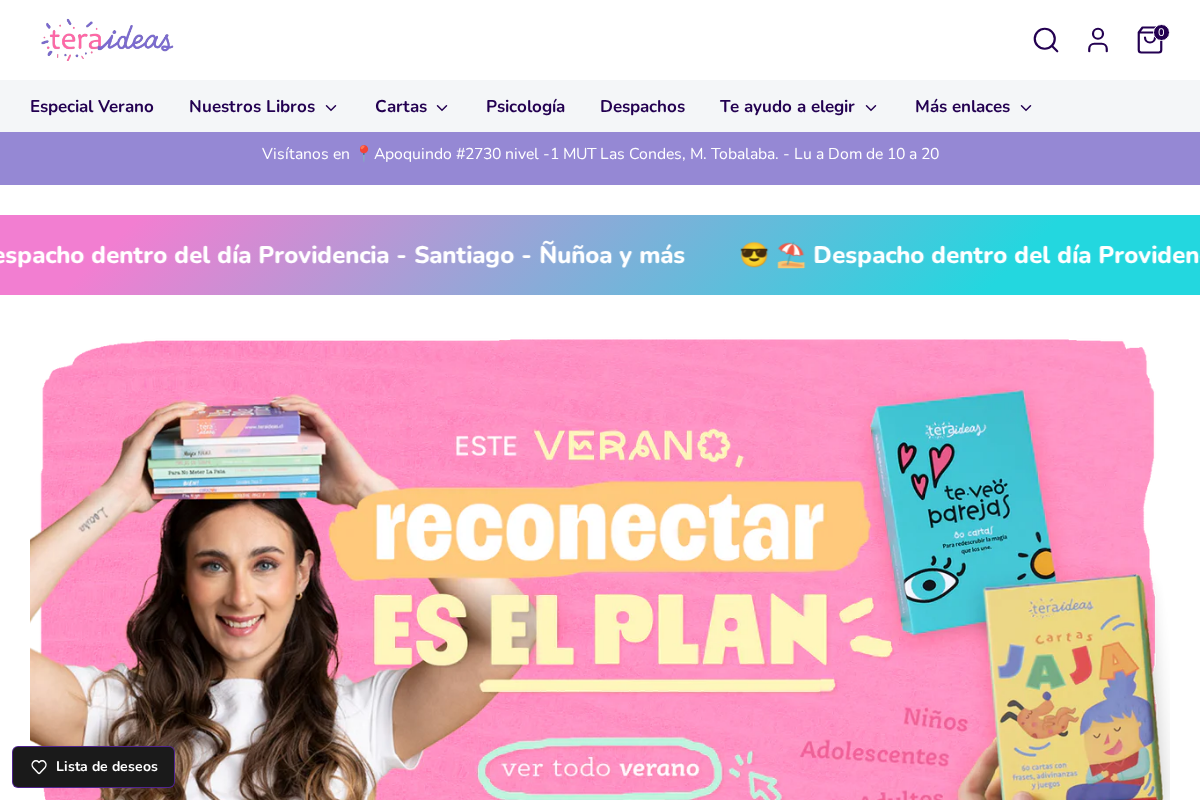 Teraideas homepage screenshot