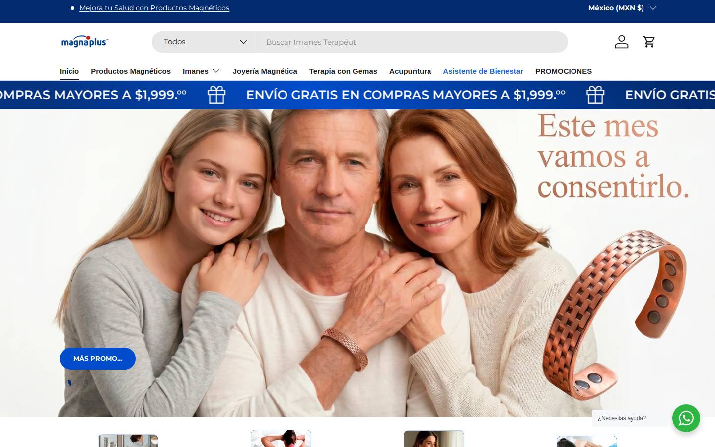 terapiamagnetica.mx homepage screenshot