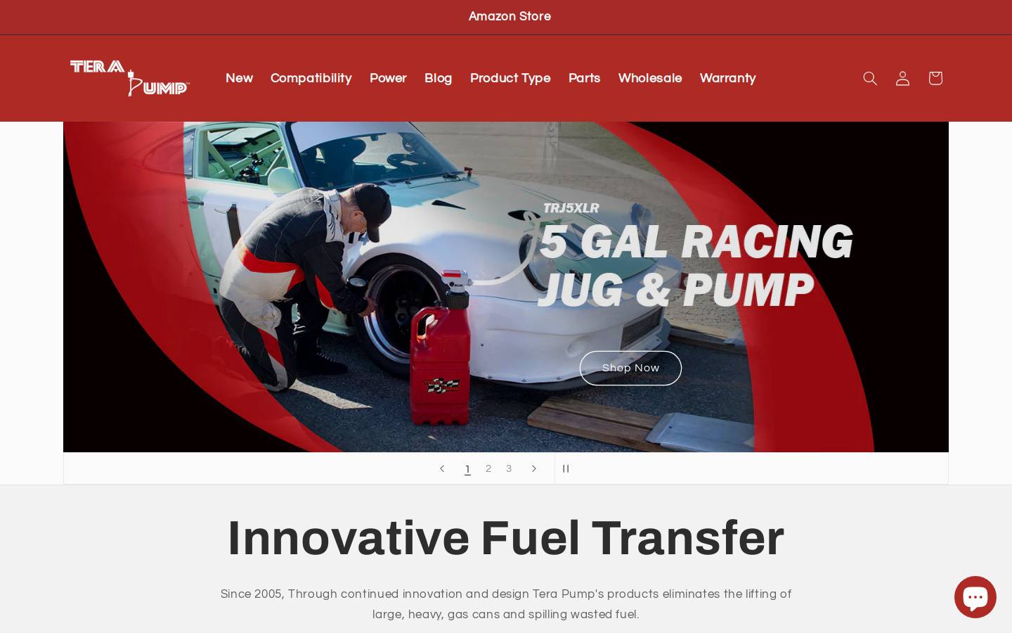 terapump.net homepage screenshot