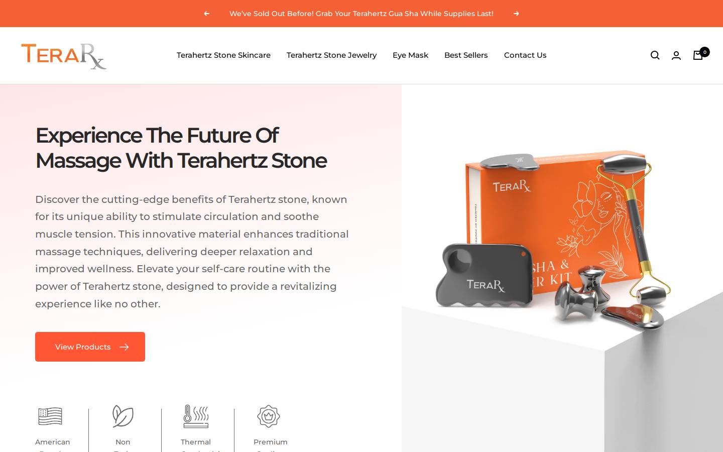 terarx.com homepage screenshot