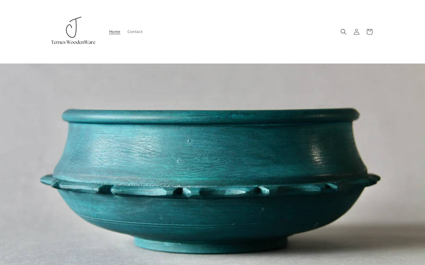 terneswoodenware.com homepage screenshot