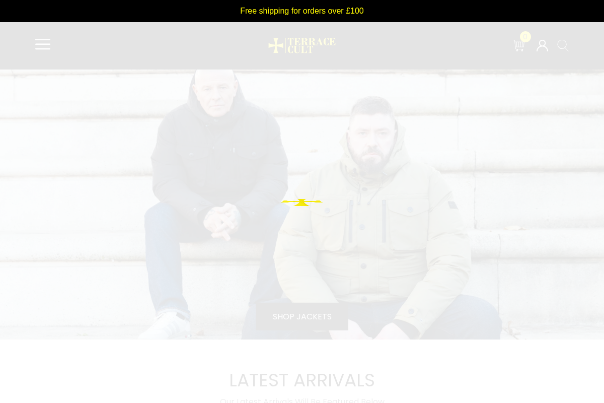 Terrace Cult homepage screenshot