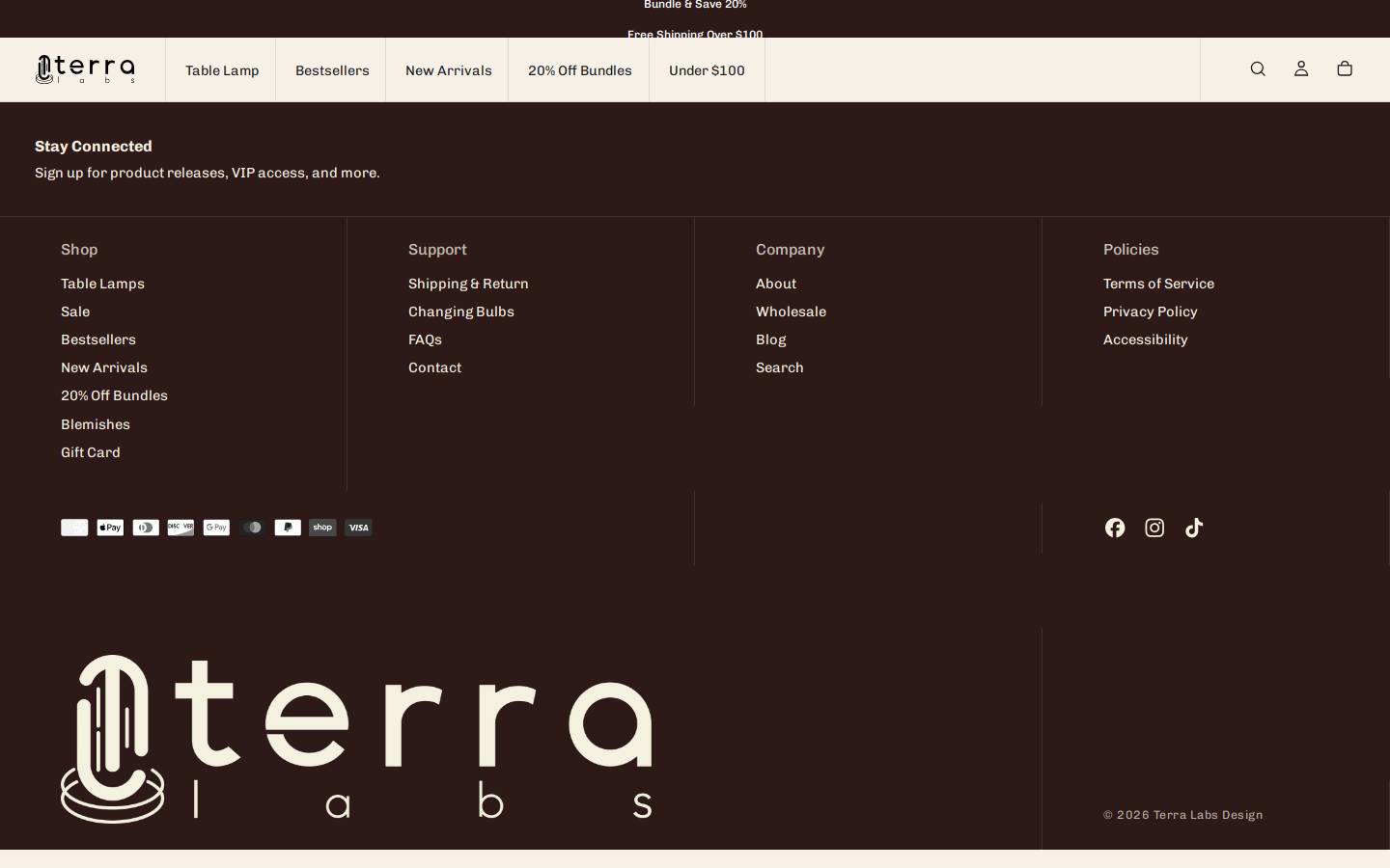 terralabs.design homepage screenshot