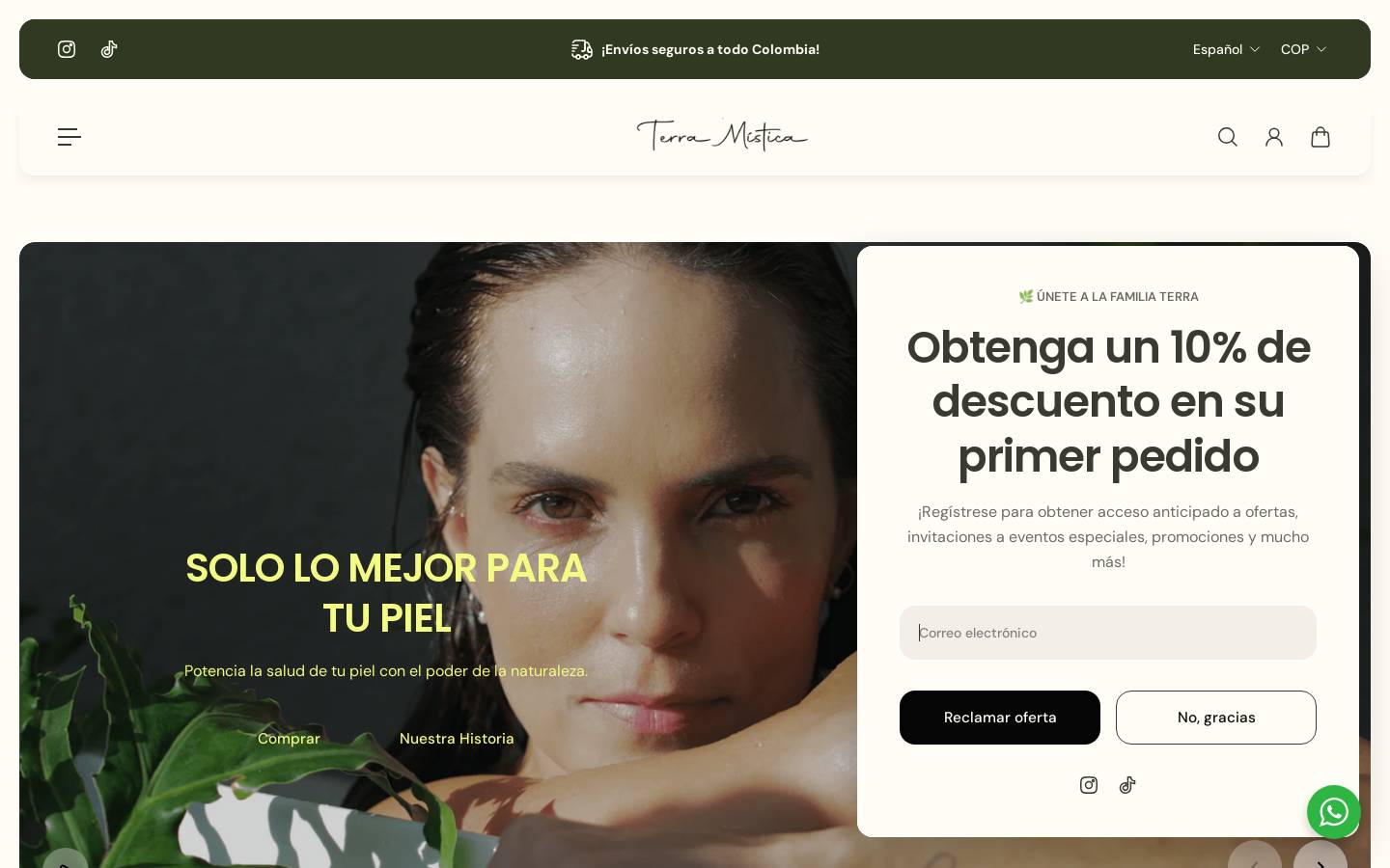 terramistica.co homepage screenshot