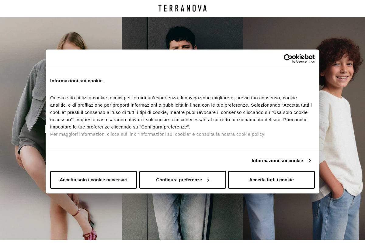 Terranova homepage screenshot