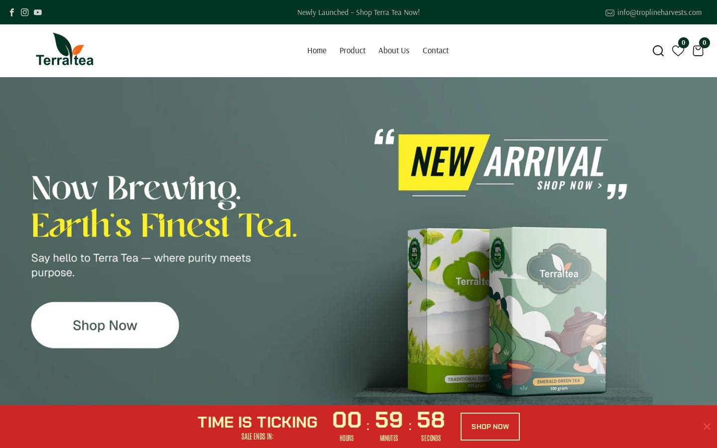 terratea.in homepage screenshot