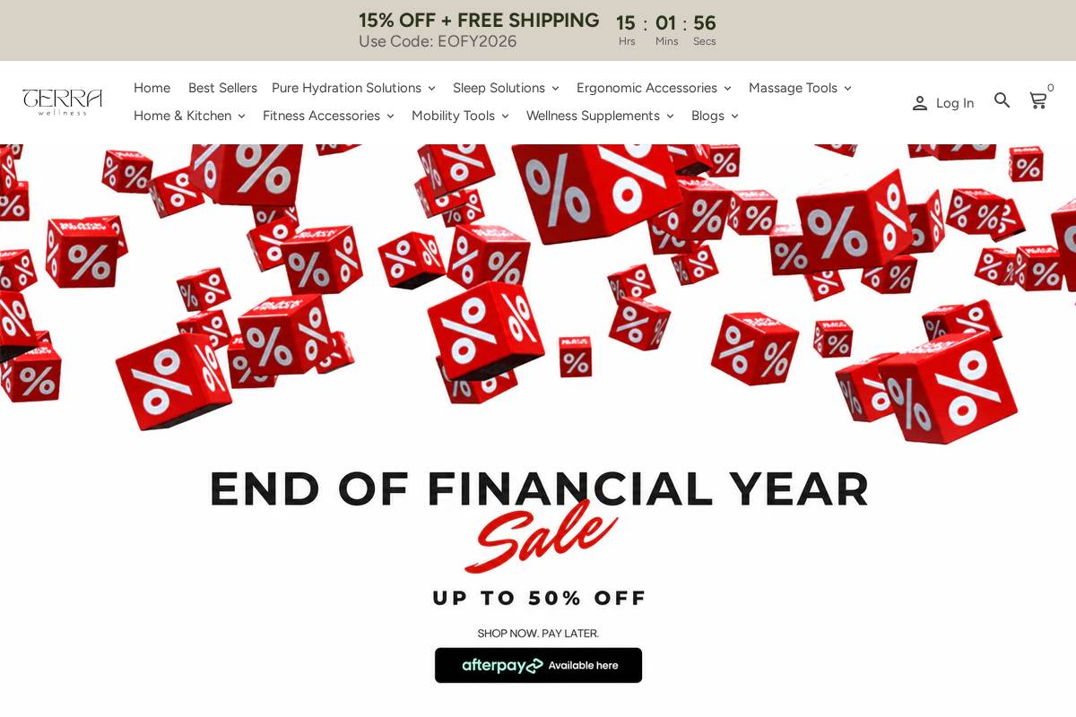 Terrawellness homepage screenshot
