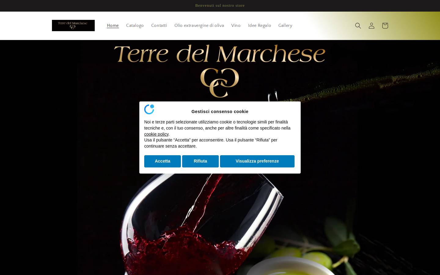 terredelmarchese.com homepage screenshot