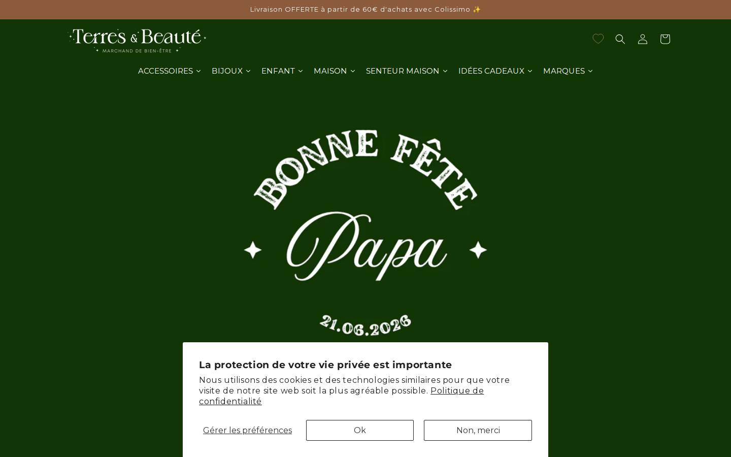 terresetbeaute.com homepage screenshot