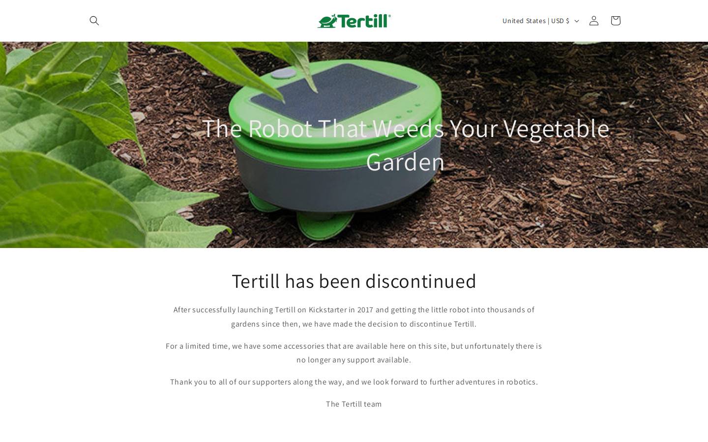 tertill.com homepage screenshot