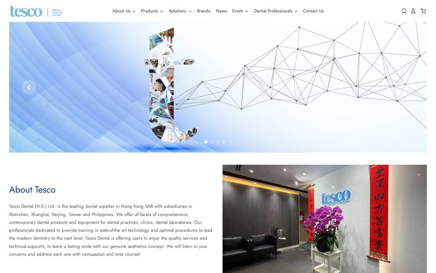 Tesco homepage screenshot