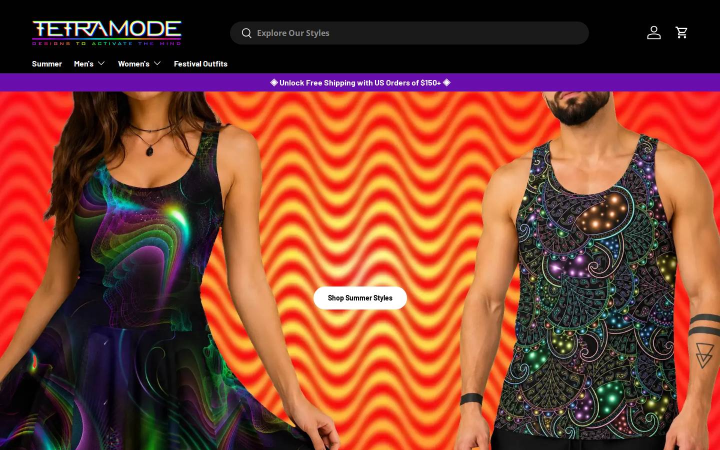 tetramode.com homepage screenshot