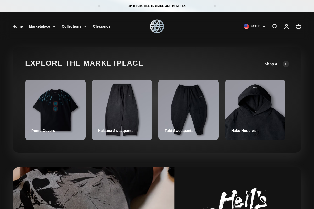 Village Hidden in Iron homepage screenshot