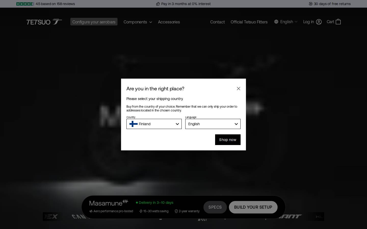 Tetsuo homepage screenshot