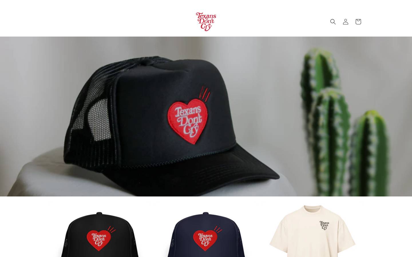 texansdontcry.com homepage screenshot