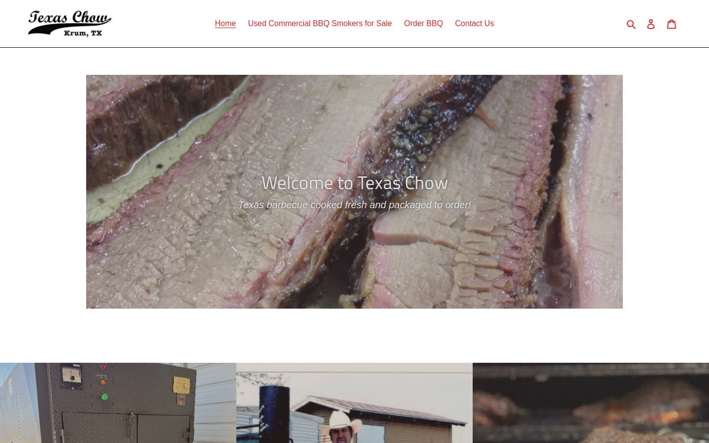 texaschow.com homepage screenshot