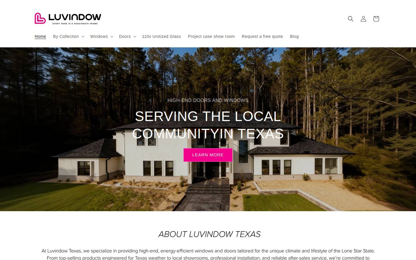 texasdoorwin.com homepage screenshot