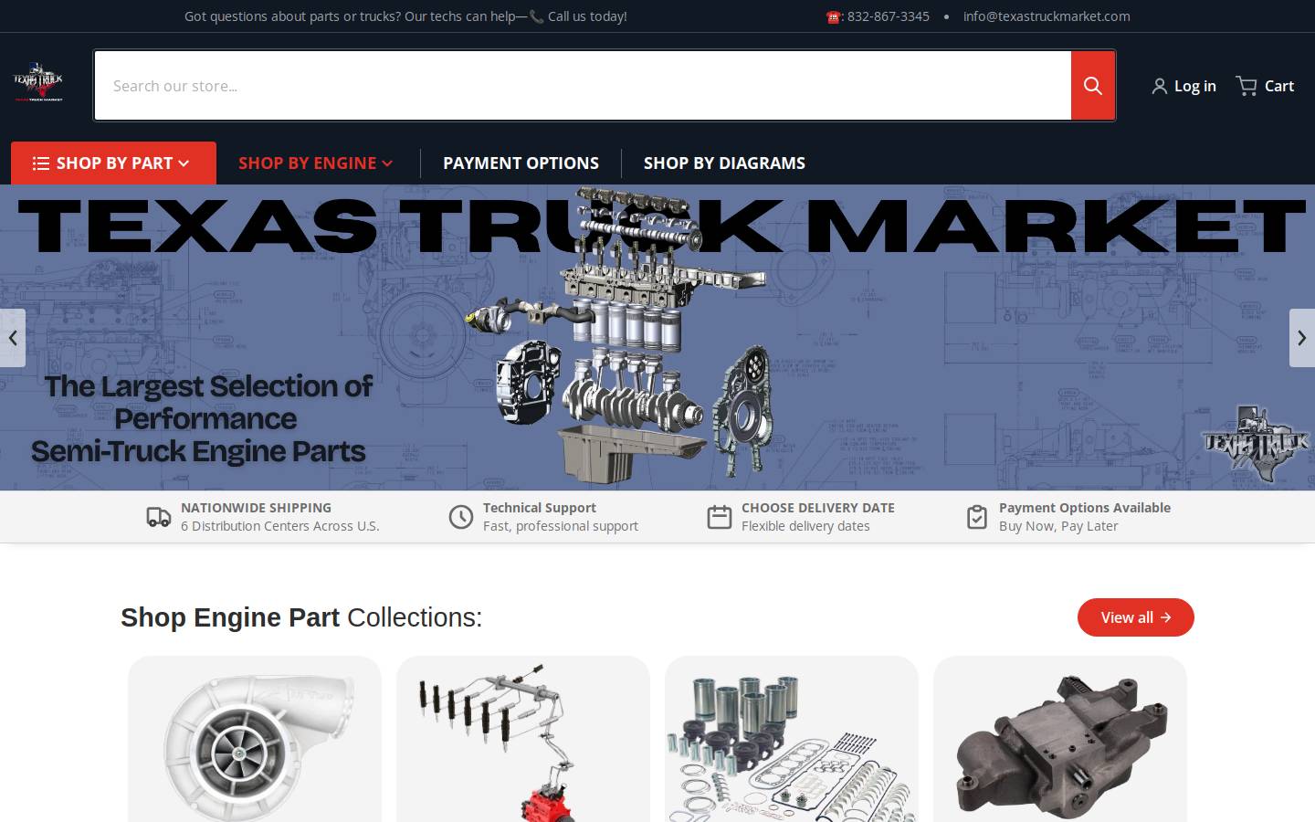 texastruckmarket.com homepage screenshot