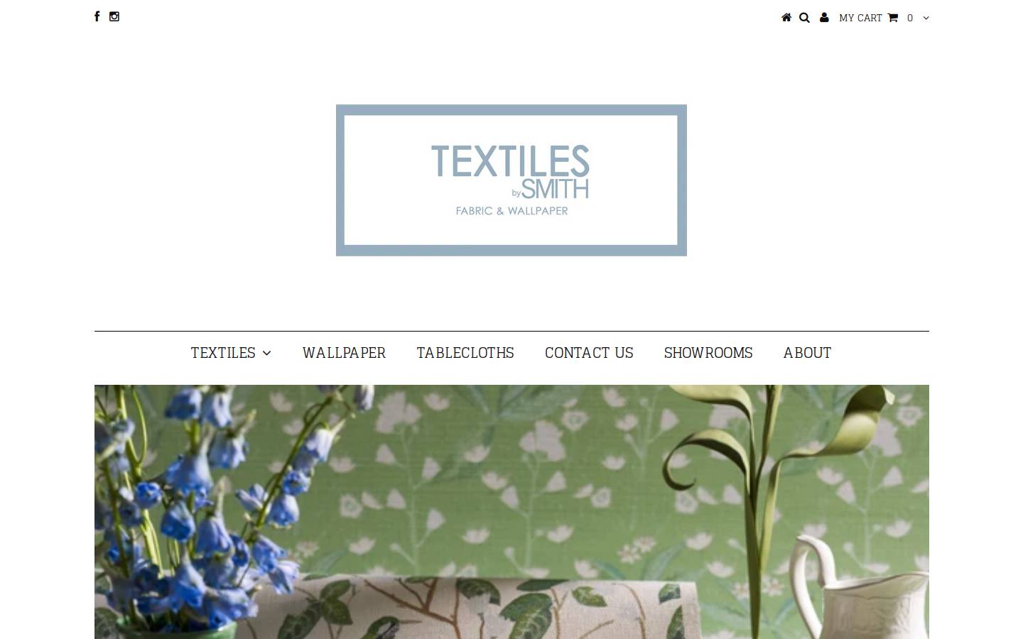 textilesbysmith.com homepage screenshot