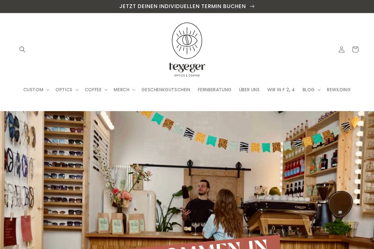 teyeger.de homepage screenshot