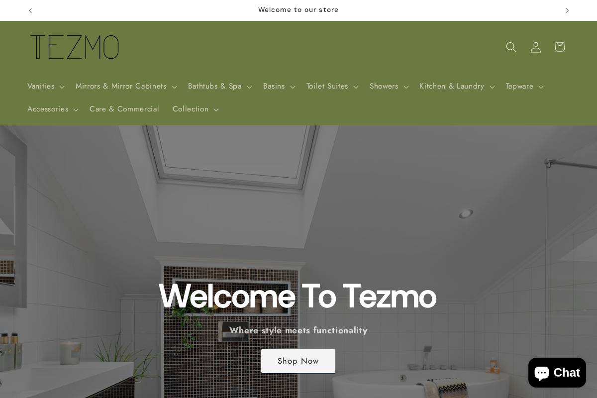 tezmo.com.au homepage screenshot
