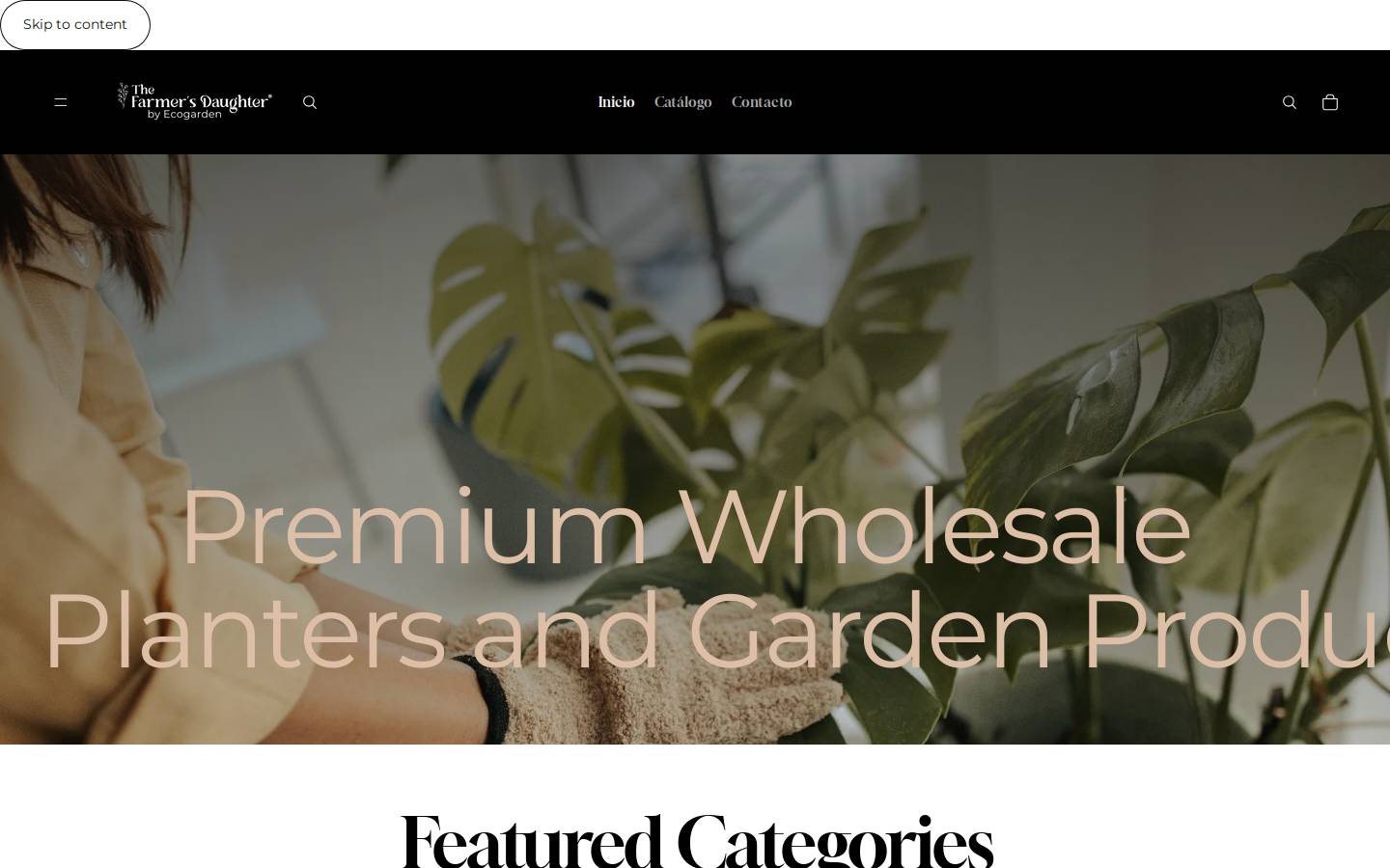 tfdbyecogarden.com homepage screenshot