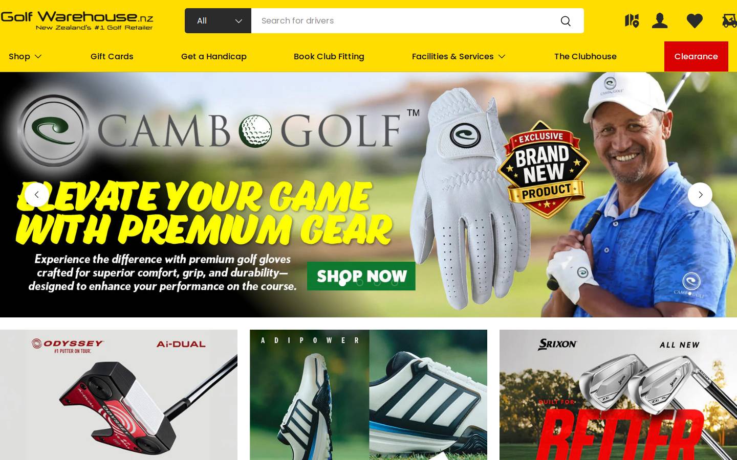 TGW homepage screenshot
