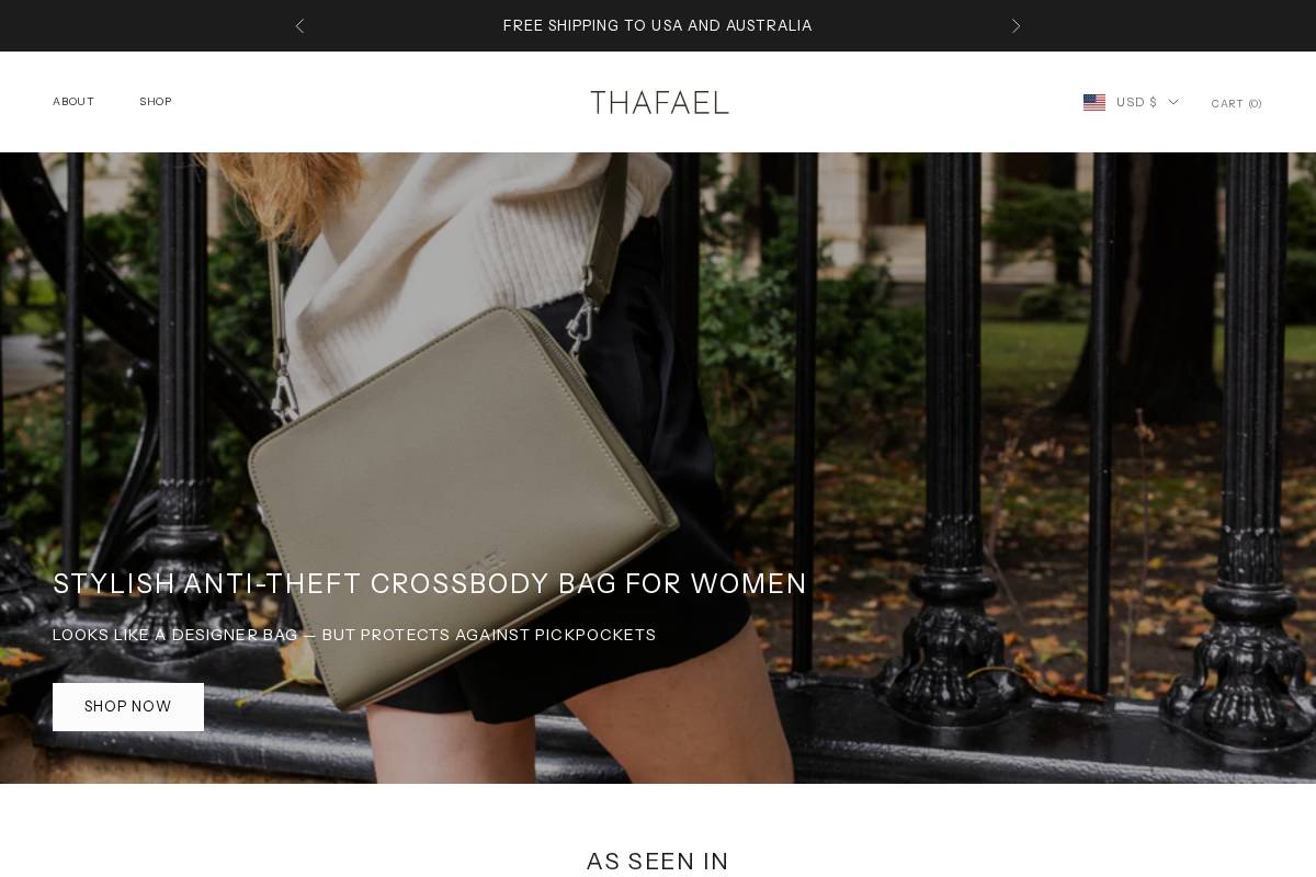 thafael.com homepage screenshot