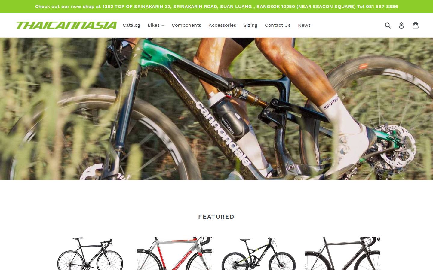 thaicannasia.com homepage screenshot