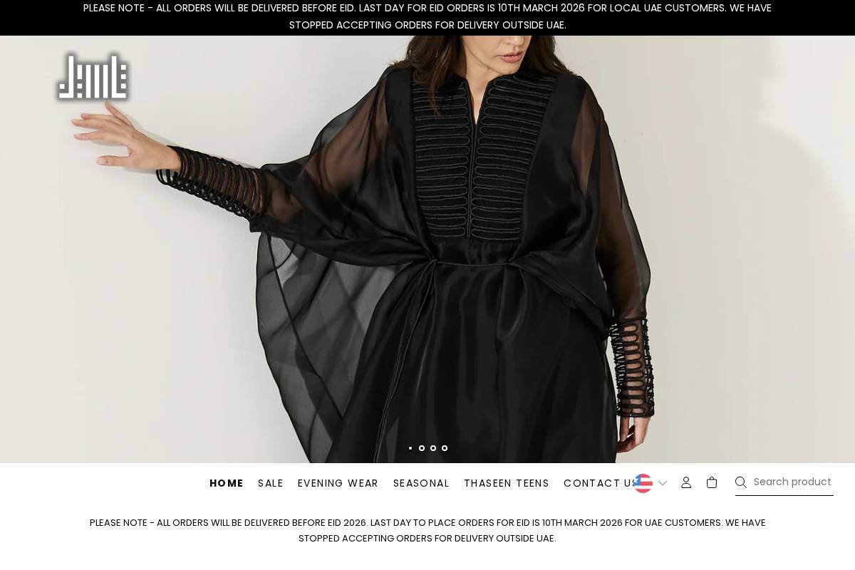 thaseen.com homepage screenshot